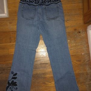 Embroidered jeans